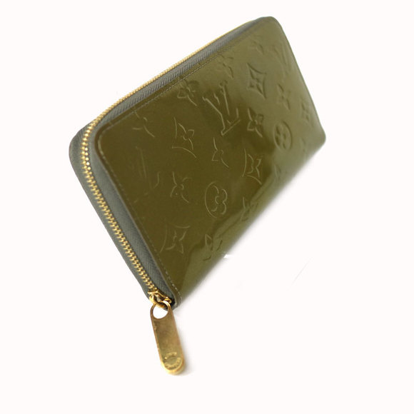 Louis Vuitton Vernis Bronze White Wallet Zippy - Picture 1 of 6